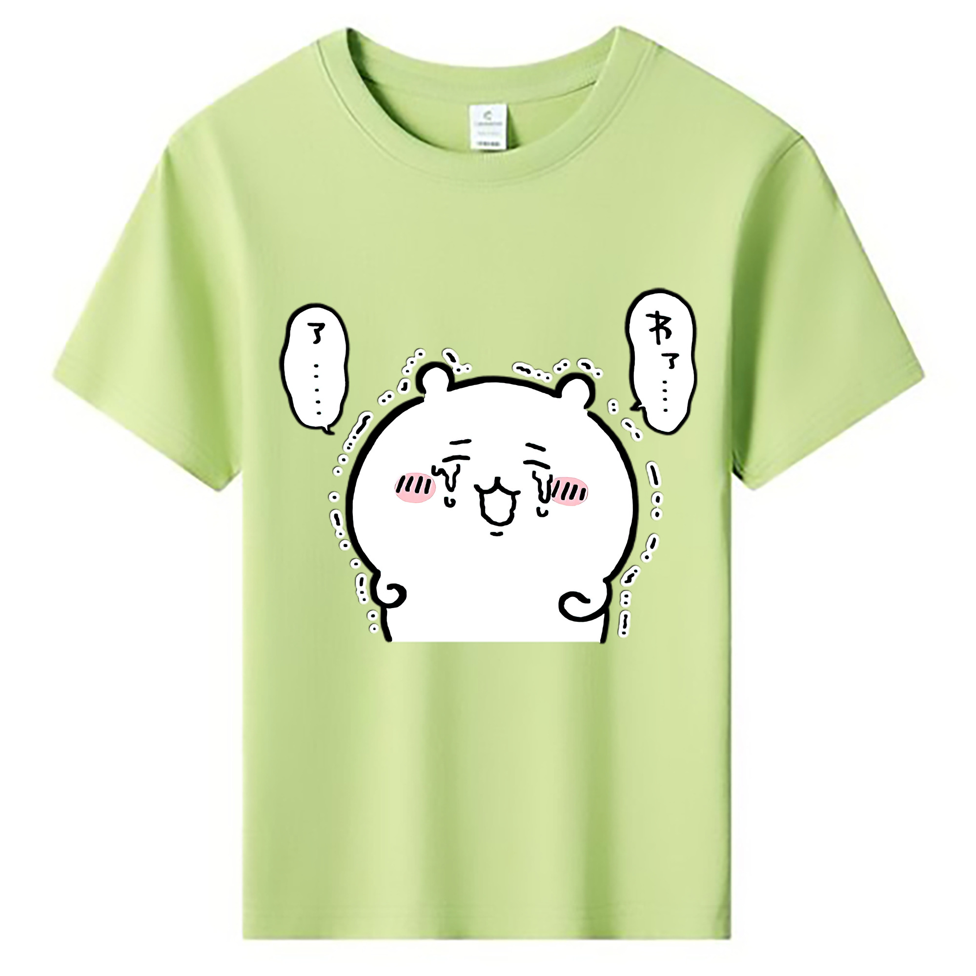 （画像用） ちいかわ ちいかわ Chii-kawa chiikawa 綿100％キッズTシャツ（フロントプリント）